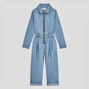 Reiss London MOLLY
DENIM ZIP FRONT JUMPSUIT for little Girls
